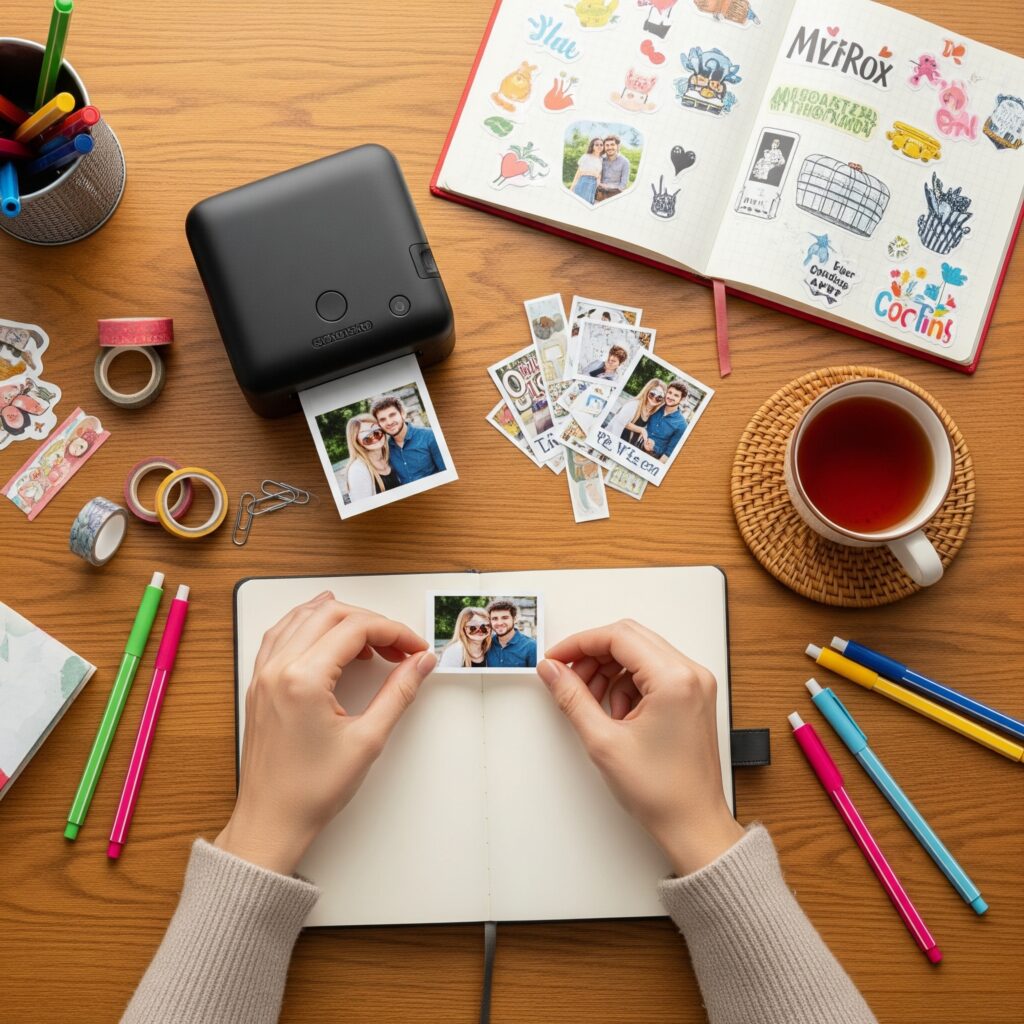 スマホの写真をその場でシールに!手帳デコやギフトに使える「ミニフォトプリンター」活用術&おすすめ3選 33 スマホの写真をその場でシールに!手帳デコやギフトに使える「ミニフォトプリンター」活用術&おすすめ3選 Gemini Generated Image ar7zq0ar7zq0ar7z scaled