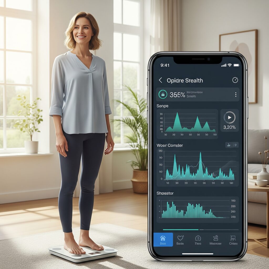 【乗るだけで自動記録!】人気3社のスマート体重計・体組成計を徹底比較(タニタ/Anker/オムロン) 32 【乗るだけで自動記録!】人気3社のスマート体重計・体組成計を徹底比較(タニタ/Anker/オムロン) Gemini Generated Image n9w7sen9w7sen9w7 scaled