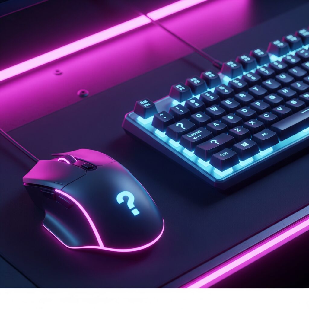 【ゲーミングデバイスって何？】初心者向け！普通の製品との違いとゲーミングマウス・キーボードの選び方超入門 Gemini Generated Image rsmfhlrsmfhlrsmf scaled