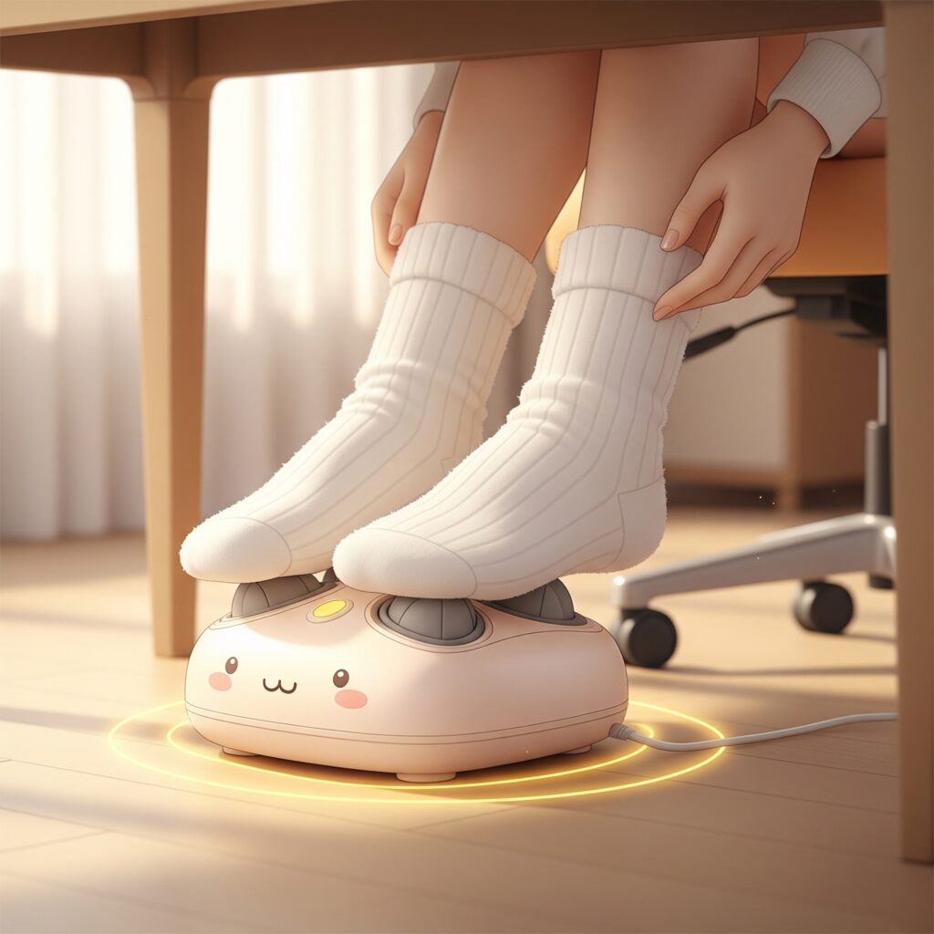 【パンパン足にサヨナラ】悩み別!「むくみ解消」と「足裏疲れ」に効くフットマッサージャー5選 32 【パンパン足にサヨナラ】悩み別!「むくみ解消」と「足裏疲れ」に効くフットマッサージャー5選 Gemini Generated Image x21hdx21hdx21hdx scaled